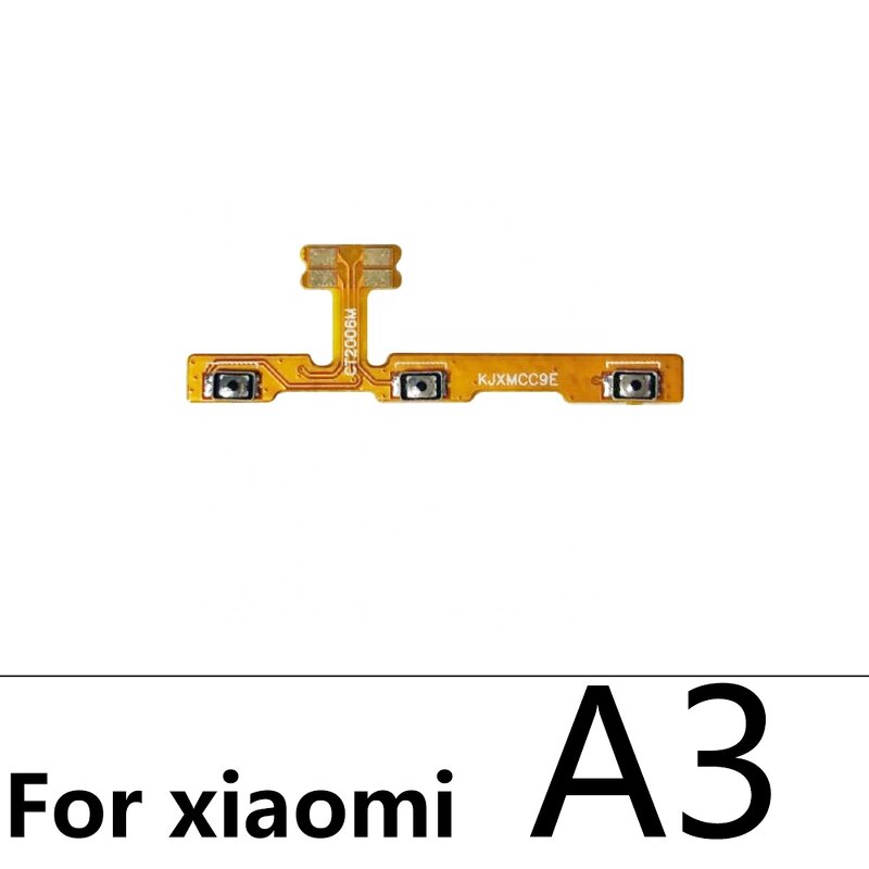 Volume Button Power Switch Flex Cable Factory - Hot Sale for Xiaomi Mi A1 A2 Lite A3 Note 10 Pro Poco X3 Mobile Phone