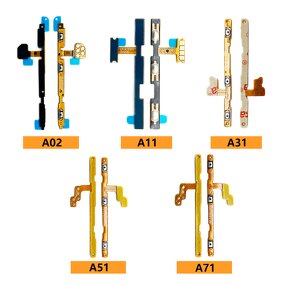 Power Switch on Off Volume Side Button Key Flex Cable Factory - for Samsung A01 A02 A02s A11 A12 A10S A20S A30S A51 Series
