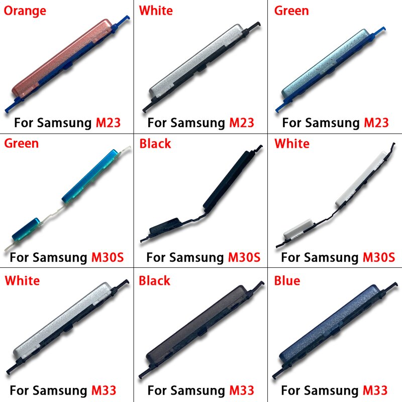 Side Volume Button + Power on / OFF Button Key Manufacturer - Wholesale for Samsung A10S A20S A21S A30S A50S M23 M30S M33 M51