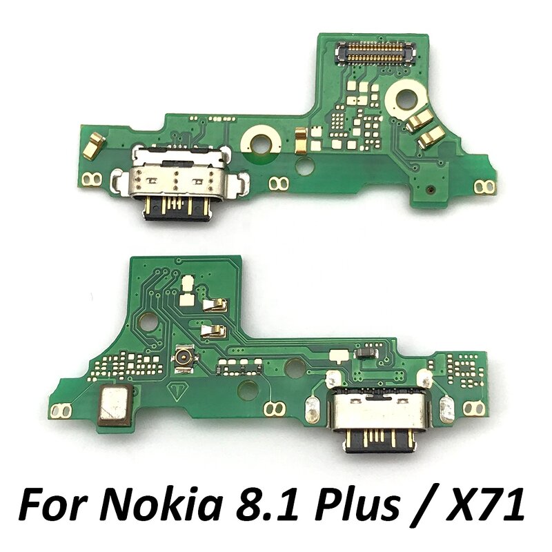 Charging Port Flex Manufacturer - for Nokia X71 / 8.1 Plus USB Charging Port Microphone Dock Board