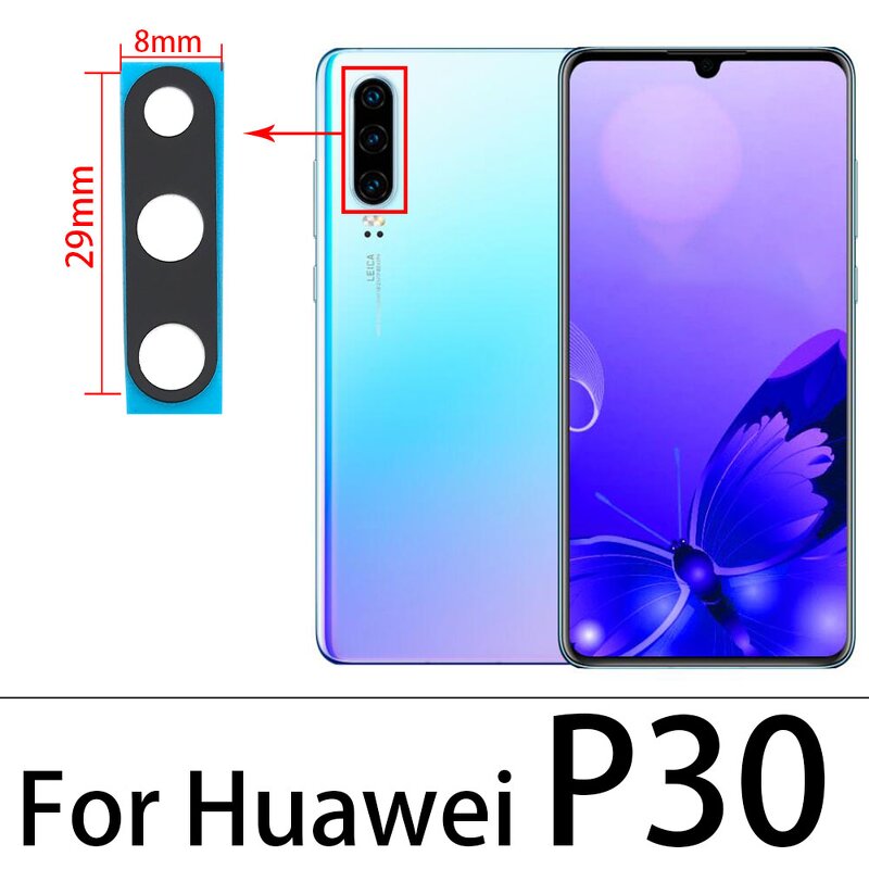 Mobile Back Camera Lens Glass Manufacturer - For Huawei P70 P60 P50 P40 P30 P20 Lite Pro Plus Rear Back Camera Glass