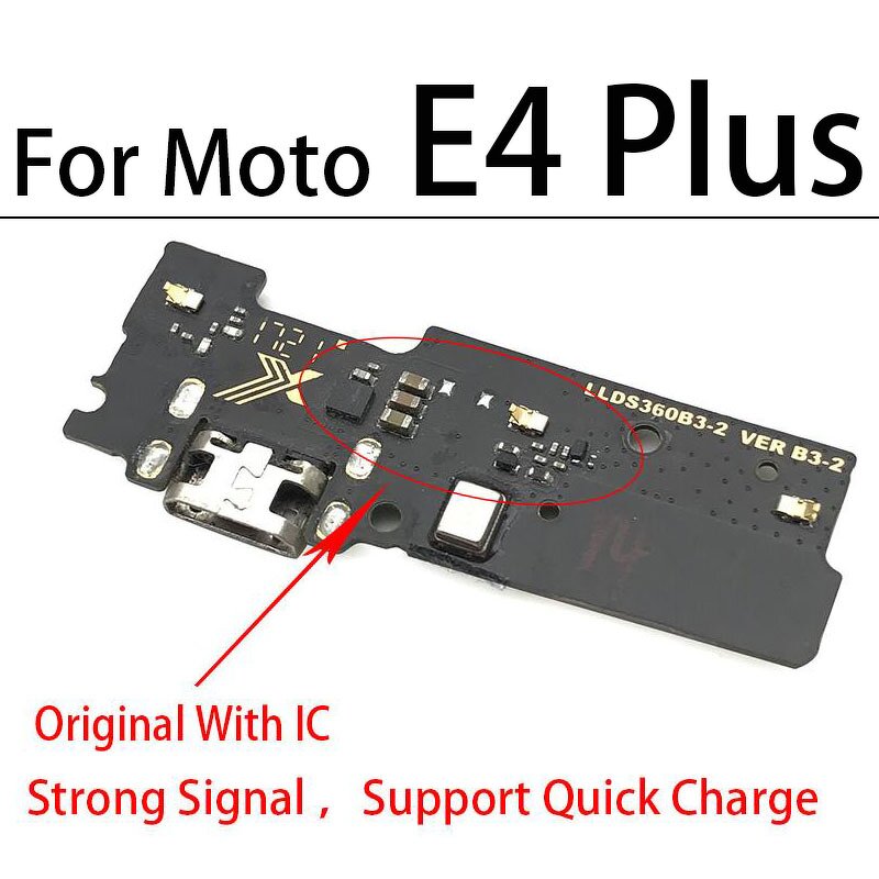 USB Charging Flex Cable Manufacturer - Micro Dock Board With Microphone for Moto E4 E5 Play E6 Plus