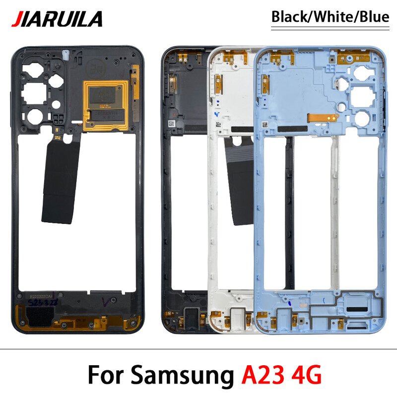 Mobile Phone Parts Middle Frame Bezel Factory - for Samsung Galaxy A23 4G A42 A51 A71 Middle Plate Cover With Side Key