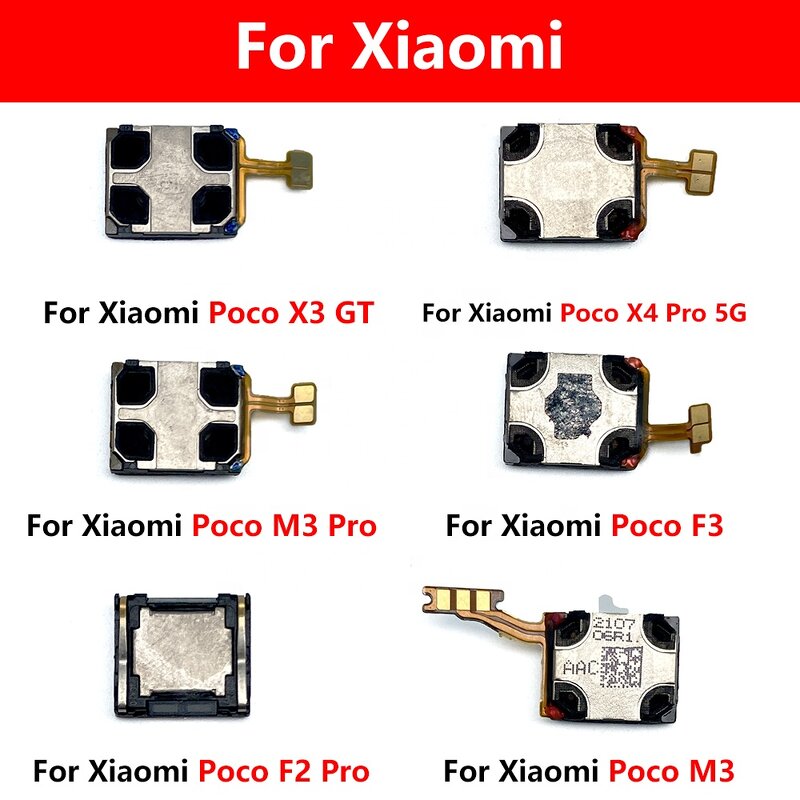 Top Ear Earpiece Speaker Flex Factory - Cable for Xiaomi Poco F2 Pro F3 F4 5G M3 Pro X3 X4 Pro 5G