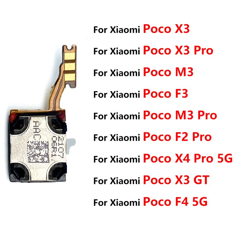 Mobile Phone Ear Earpiece Speaker Flex Factory - Cable for Xiaomi Poco F2 Pro F3 F4 5G M3 Pro X3 X4 Pro 5G