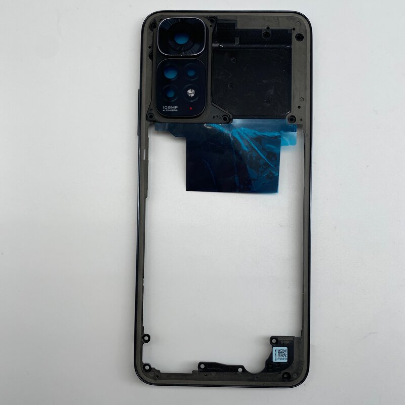 Middle Frame Manufacturer - With Side Key With Camera Lens for Redmi Note 10 Pro Middle Plate Replacement