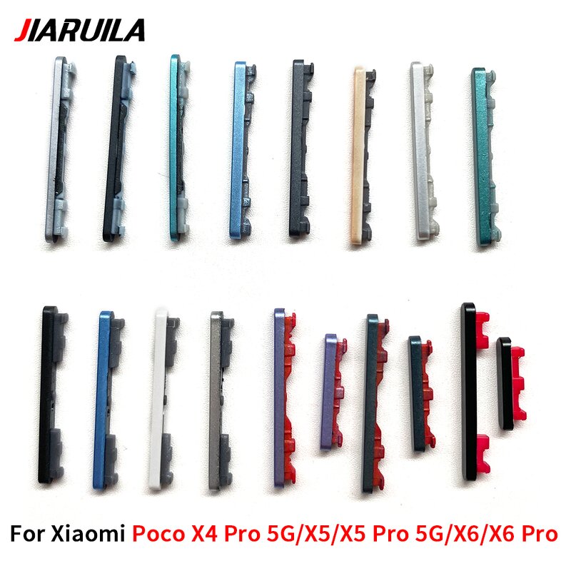 Power on Off Volume Button Side Key Factory - Wholesale for Xiaomi Note 9S 9 ProPoco X4 5G X5 X6 C65 F3 X3 GT Pro