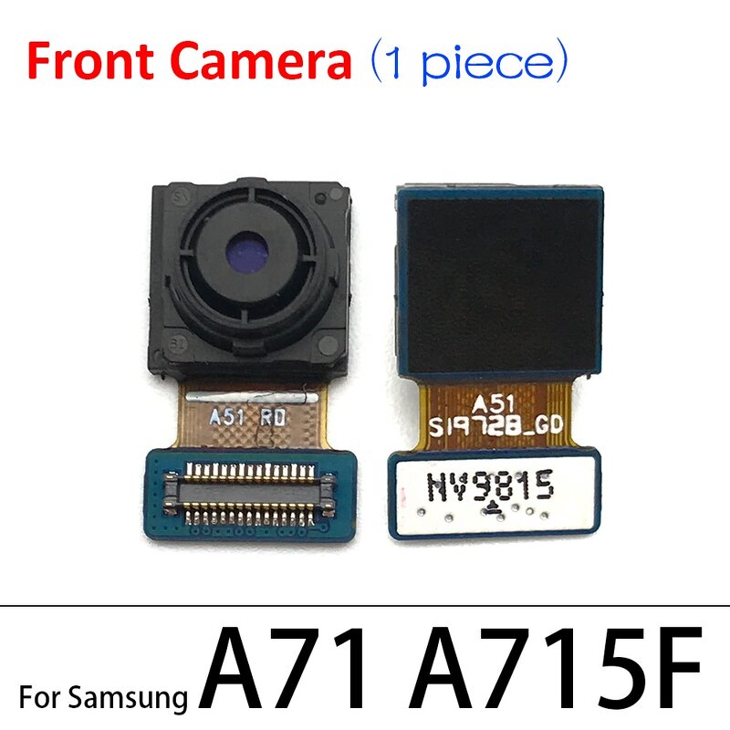 Mobile Phone Camera Repair Parts Factory - for Samsung Galaxy A11 A21S A31 A41 A71 Back + Front Camera Flex Cable