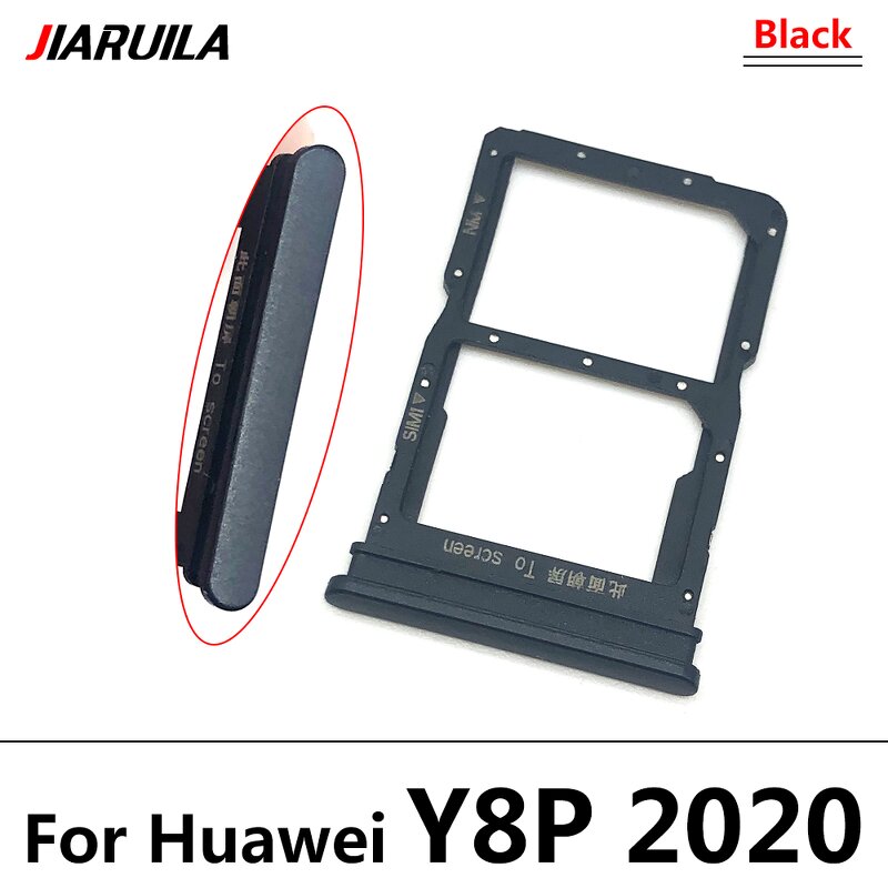 Mobile Phone Dual Sim Card Tray Factory - for Huawei Y6 Y7P Y8P 2020 Y9 Prime 2019 Dual Sim Card Tray Slot Holder