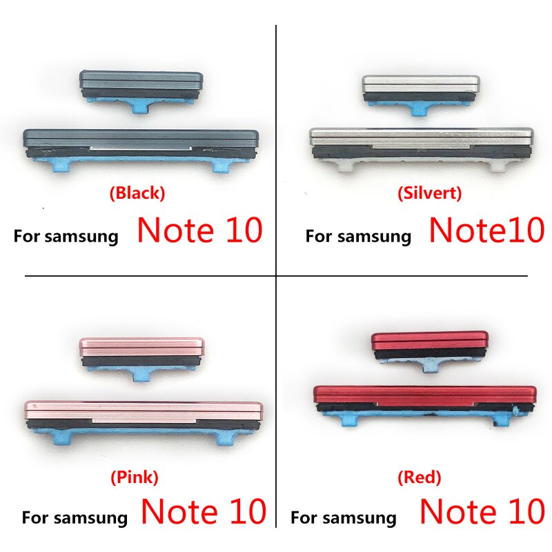 Mobile Phone Power Volume Button Factory - for Samsung Note 9 10 20 Plus Lite Ultra on OFF Side Key Set Spare Parts