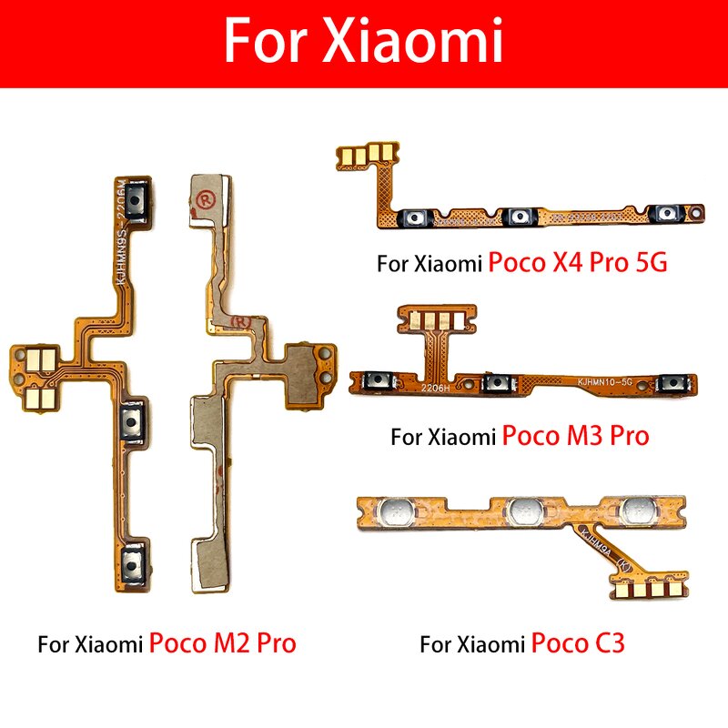 Power Volume Flex Manufacturer - for Xiaomi Poco X7 X6 X5 X4 X3 X2 F7 F6 F5 F4 F3 GT F2 M7 M6 M5S M4 M3 M2 Pro C75 C71 Series