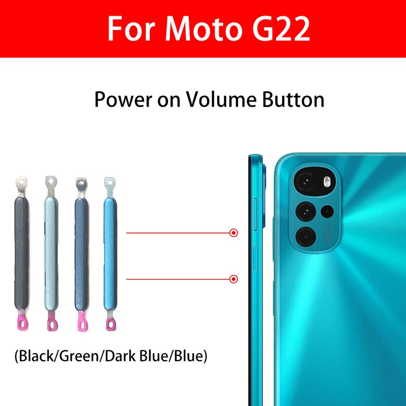 Mobile Replacement Spare Parts Manufacturer - Wholesale Moto G82 G72 G62 G52 G42 G32 G22 Power Volume Button Side Key