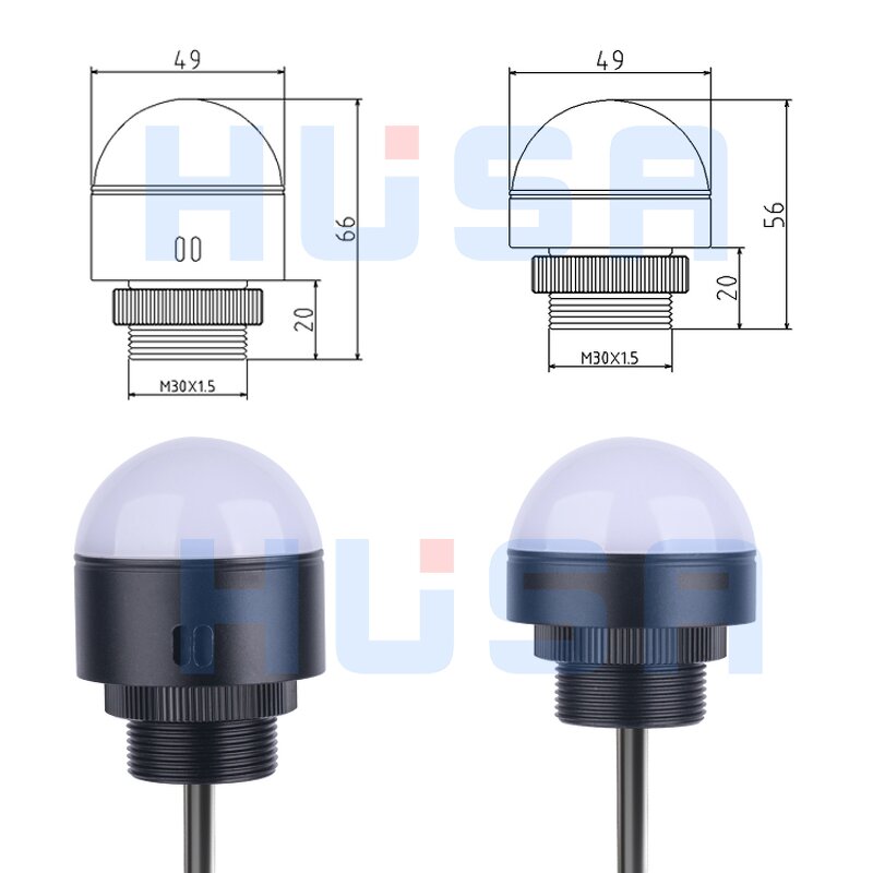 Mini LED Integrated Signal Light Factory - OEM/ODM Custom Mini LED Integrated Signal Light Three-Color Red Green Yellow Waterproof