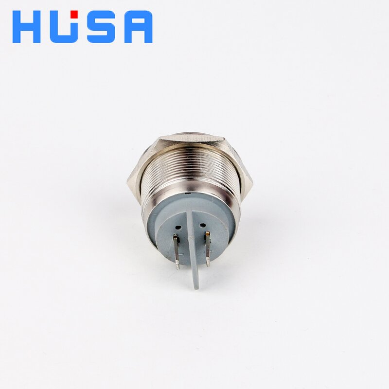 Waterproof LED Indicator Light Factory - OEM/ODM Custom 25mm Panel Mounted Waterproof LED Indicator Light Metal Screw Feet Pins