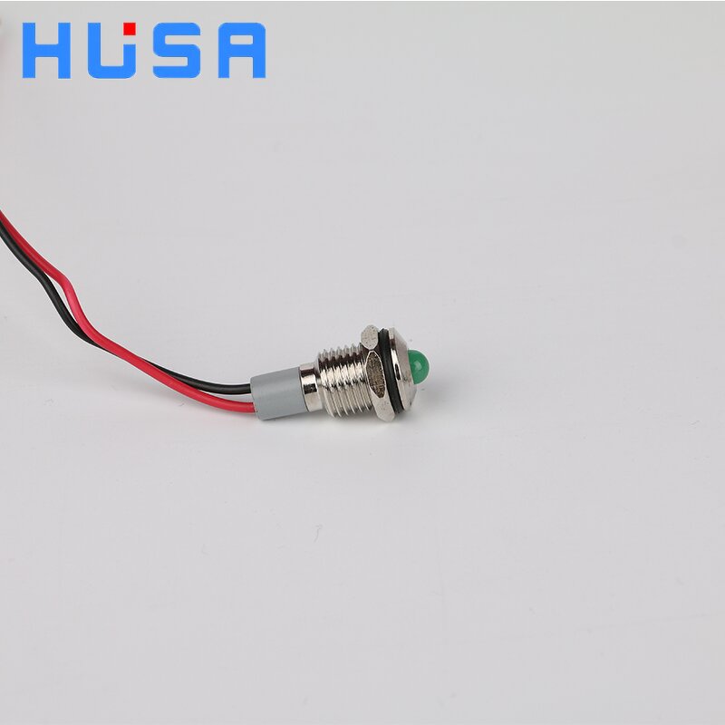 Metal Pilot LED Lamp Factory - OEM/ODM Custom 10mm Metal Pilot LED Lamp Bi-Color Tri-Color Indicator Lights Waterproof IP65