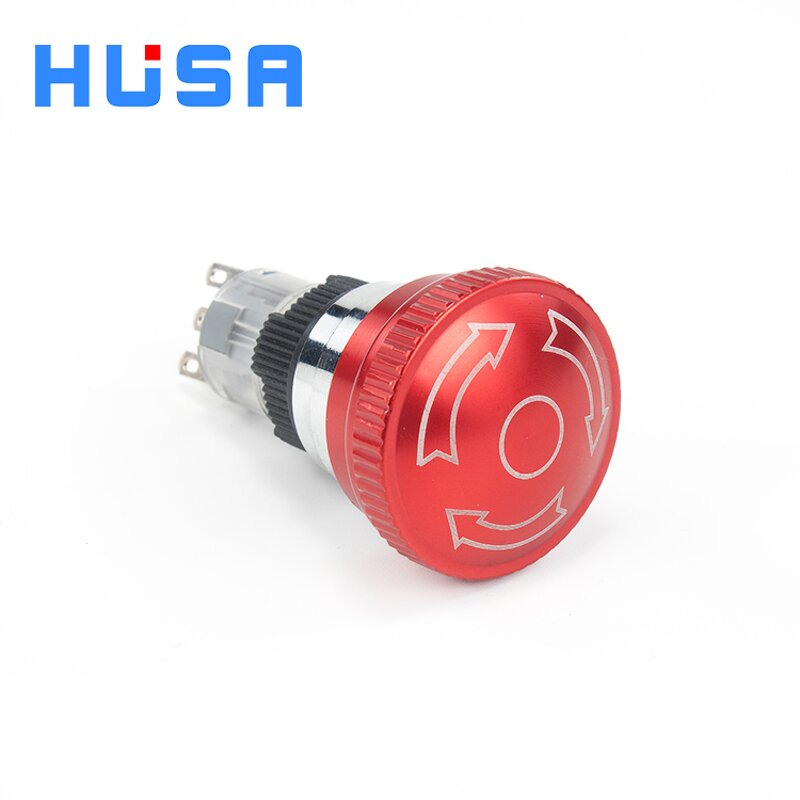 Waterproof E-stop Switch Factory - OEM/ODM Custom Push-button Switch Manufacturer Waterproof Latching E-stop Switch 16mm Rotary