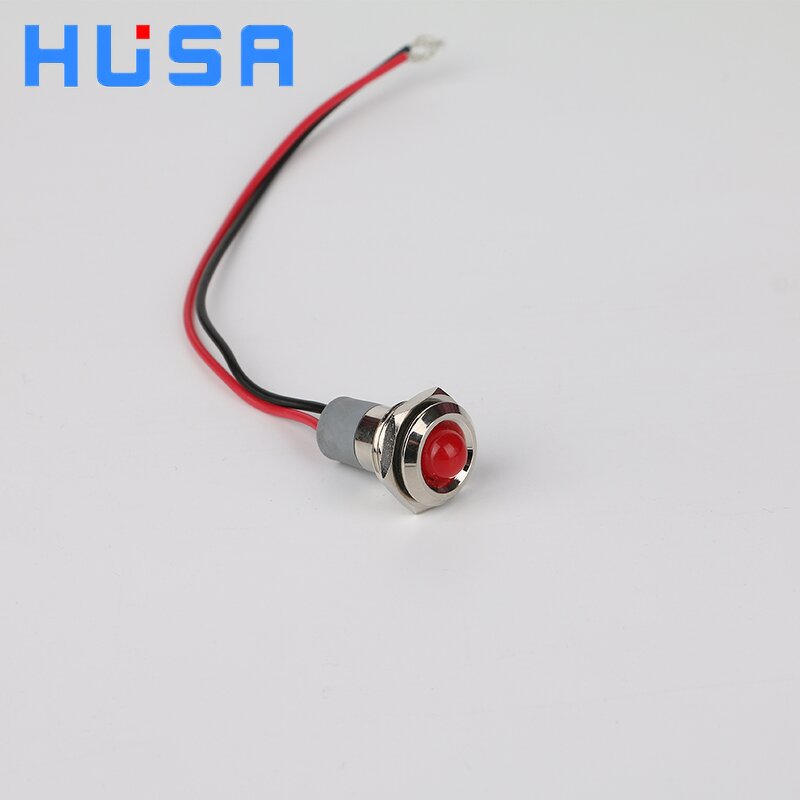 Switch Board Indicator Light Manufacturer - OEM/ODM Custom Hotsale 14mm Flat Head Switch Board Indicator Light Waterproof IP65