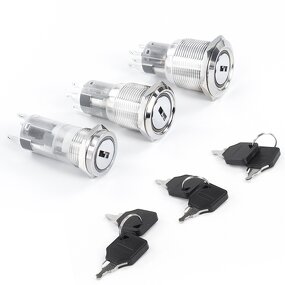 Metal Rotary Push Button Switch Manufacturer - OEM/ODM Custom 16-22mm Metal Rotary Push Button Switch 2/3 Position Self-locking