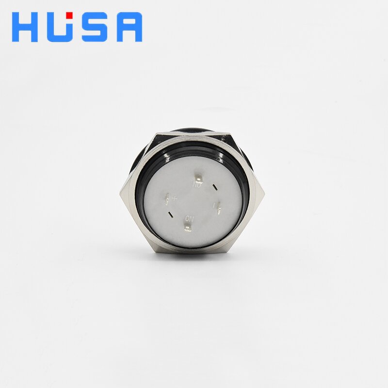 Metal Short Body Switch Factory - OEM/ODM Custom 30mm Metal Short Body Switch Waterproof Self-reset Ring Lighted