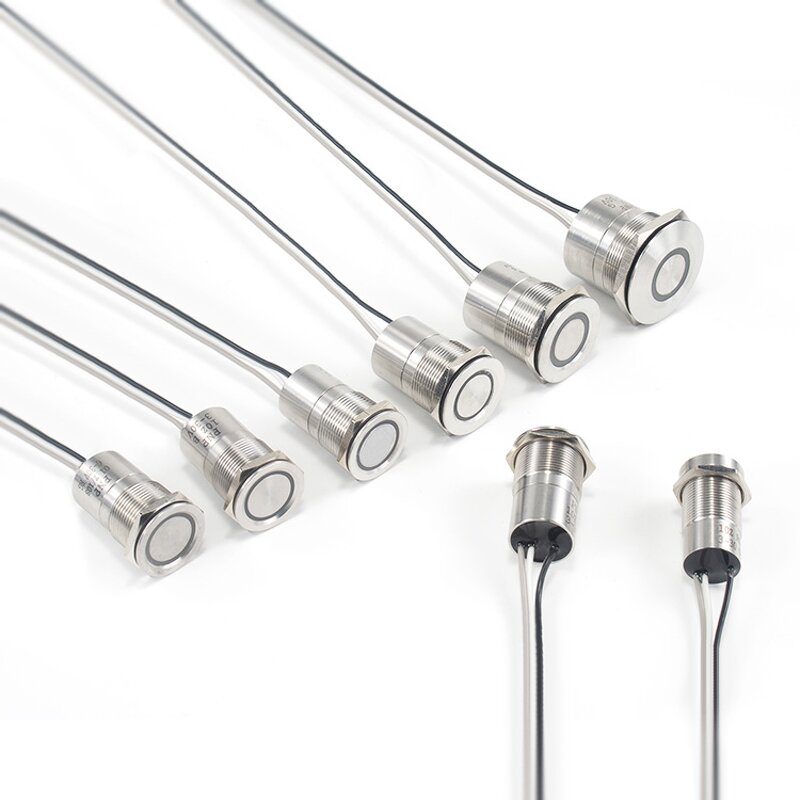 Capacitive Touch Switches Manufacturer - OEM/ODM Custom 22mm Waterproof IP68 Metal Capacitive Touch Switches 16-30mm Momentary Latching