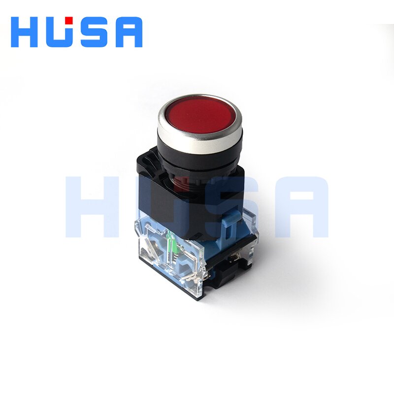 Industrial Plastic Push Button Switches Manufacturer - OEM/ODM Custom LA38 Industrial Plastic Push Button Switches 22mm Self-locking