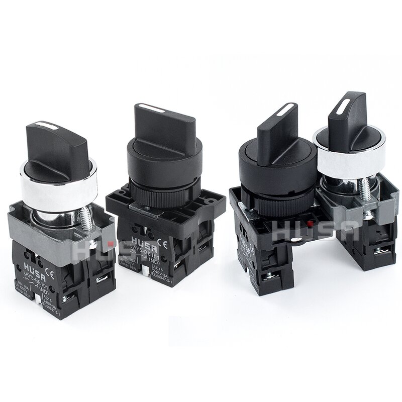 XB2 Knob Button Switch Manufacturer - OEM/ODM Custom XB2 Knob Button Switch Self Reset 22mm Start 1NO NC Momentary Metal Plastic