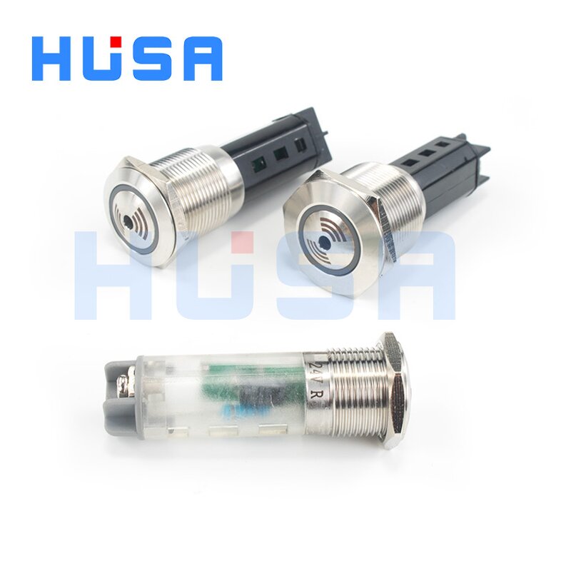 LED Audio Buzzer Factory - OEM/ODM Custom 16-22mm Optical LED Audio Buzzer IP65 Waterproof 12V DC AC High Sound Piezo