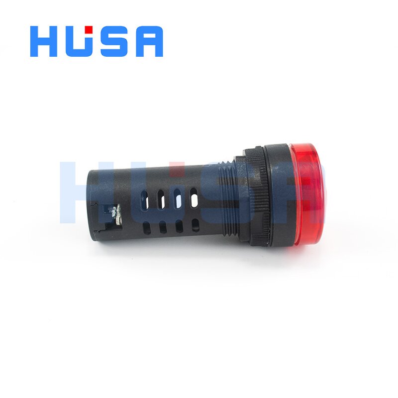 LED Audio Optical Buzzer Factory - OEM/ODM Custom 22mm Industrial LED Audio Optical Buzzer High Sound Piezo IP65 Waterproof