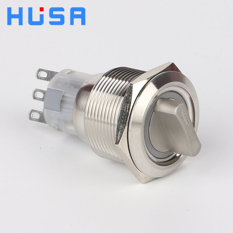 Metal Rotary Selector Switch Factory - OEM/ODM Custom Hotsale 22mm Metal Rotary Selector Switch Self-reset Momentary Anti Vandal