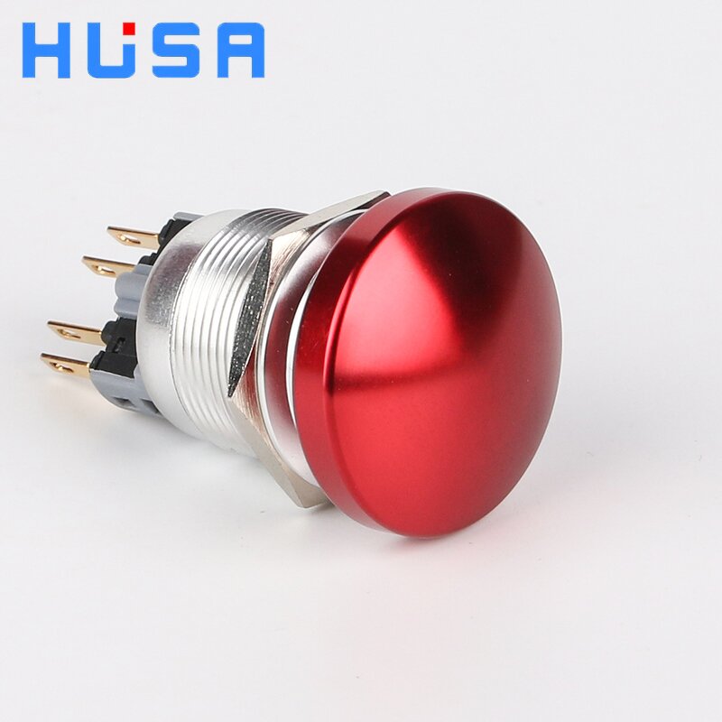 Mushroom Push Button Switch Manufacturer - OEM/ODM Custom 22mm Mushroom Push Button Switch