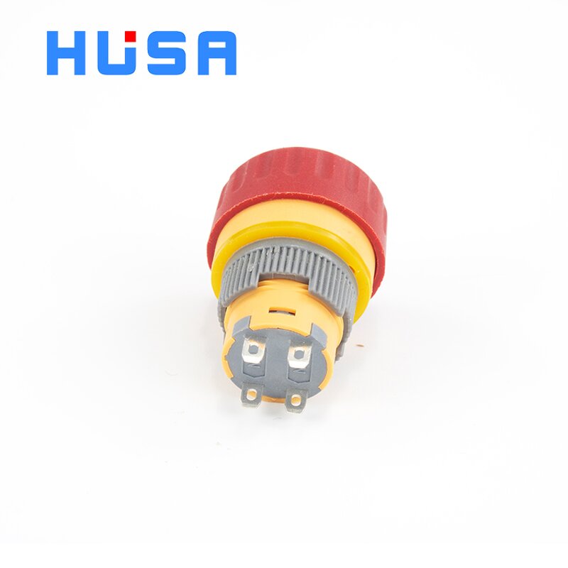 Emergency Stop Push Button Switches Manufacturer - OEM/ODM Custom E-stop Button Switch Factory 16MM 1NO1NC 250V Self-locking