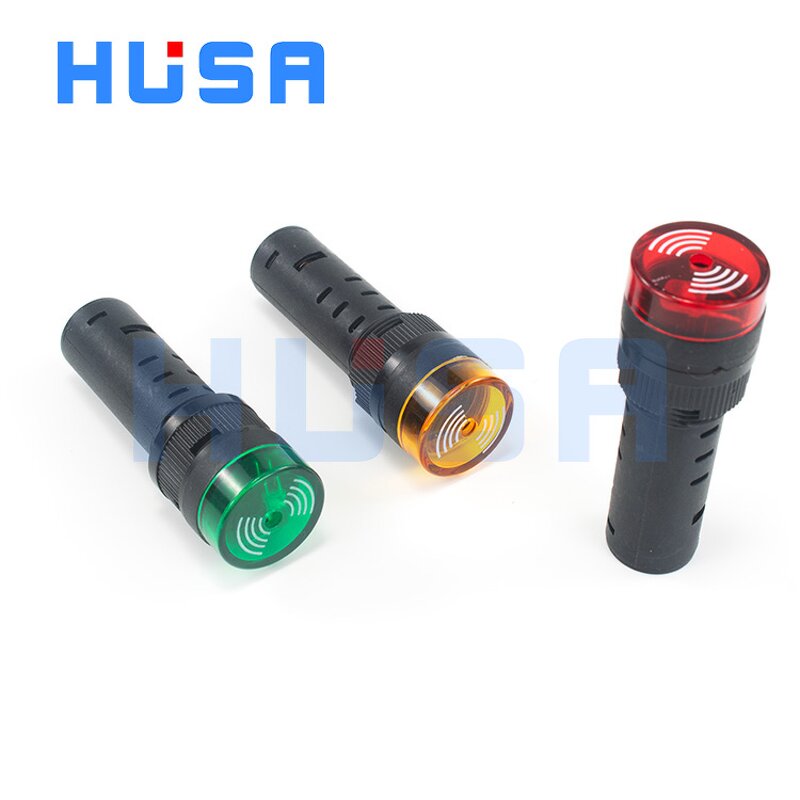 Industrial Plastic Buzzer Manufacturer - OEM/ODM Custom 16mm Industrial 24v Alarm Plastic Buzzer DC AC Active Sound Buzzer