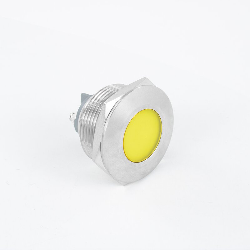 LED Indicator Lights Factory - OEM/ODM Custom 30mm Panel Mounted LED Indicator Lights Waterproof Metal Equipment Lights 12-220V