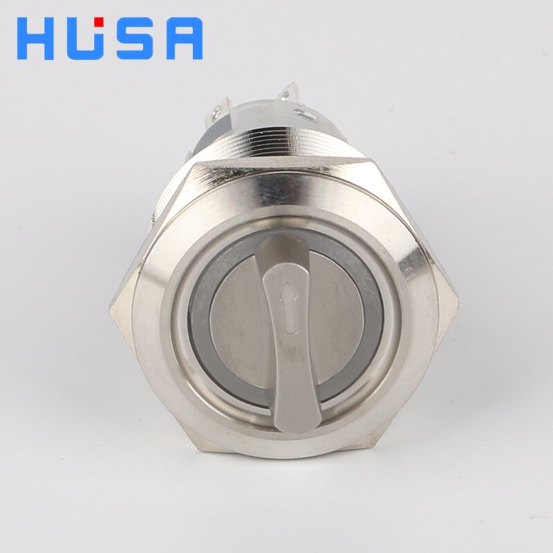 Metal Rotary Selector Switch Factory - OEM/ODM Custom Hotsale 22mm Metal Rotary Selector Switch Self-reset Momentary Anti Vandal
