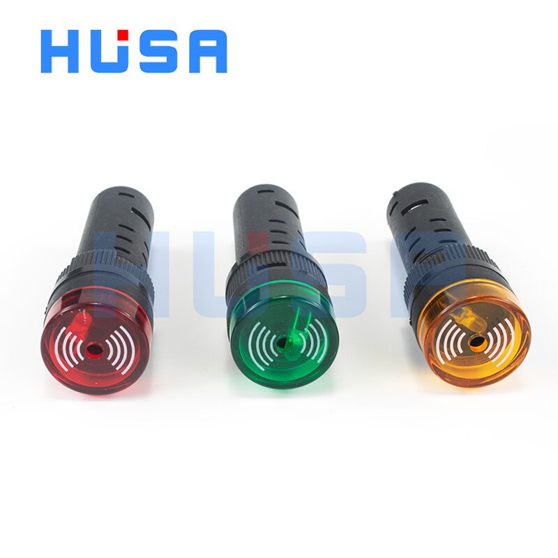 Industrial Plastic Buzzer Manufacturer - OEM/ODM Custom 16mm Industrial 24v Alarm Plastic Buzzer DC AC Active Sound Buzzer