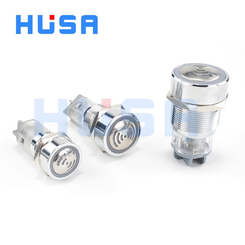 Industrial LED Audio Optical Buzzer Manufacturer - OEM/ODM Custom 22mm Industrial LED Audio Optical Buzzer 12v IP65 Waterproof