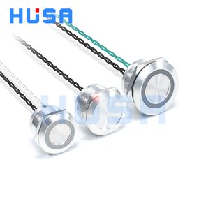 Piezo Switch Factory - OEM/ODM Custom Piezo Switch P68 Metal Momentary Latching Stainless Steel LED Ring Push Button