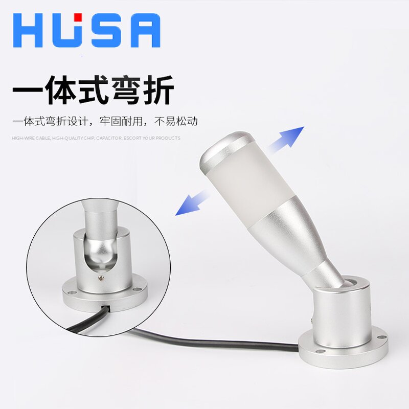LED Tower Lamp Manufacturer - OEM/ODM Custom 24V 50mm LED Tower Lamp Constant Shiny Light Buzzer Siren Alarm 3-Color One-Layer