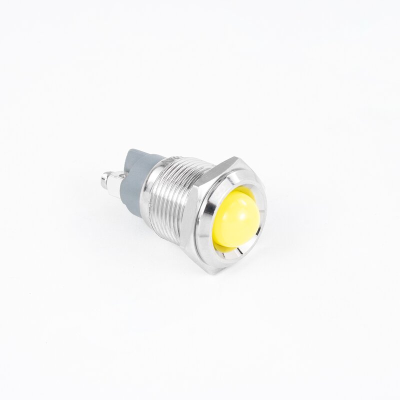 Metal Signal Lamp Manufacturer - OEM/ODM Custom CE Certified 16mm Metal Signal Lamp LED Indicator for Industrial Machinery