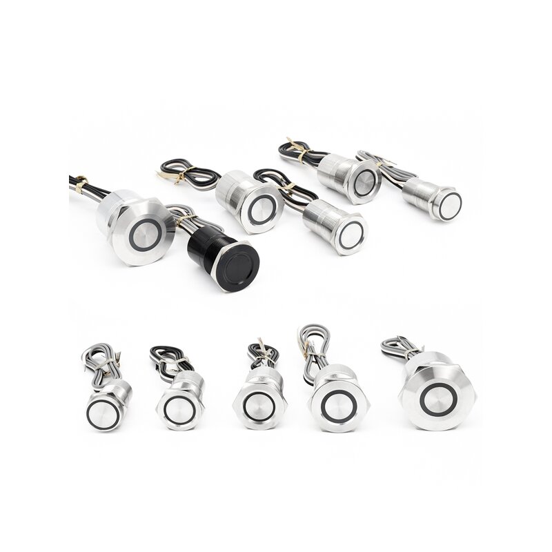 Capacitive Touch Switches Manufacturer - OEM/ODM Custom 22mm Waterproof IP68 Metal Capacitive Touch Switches 16-30mm Momentary Latching