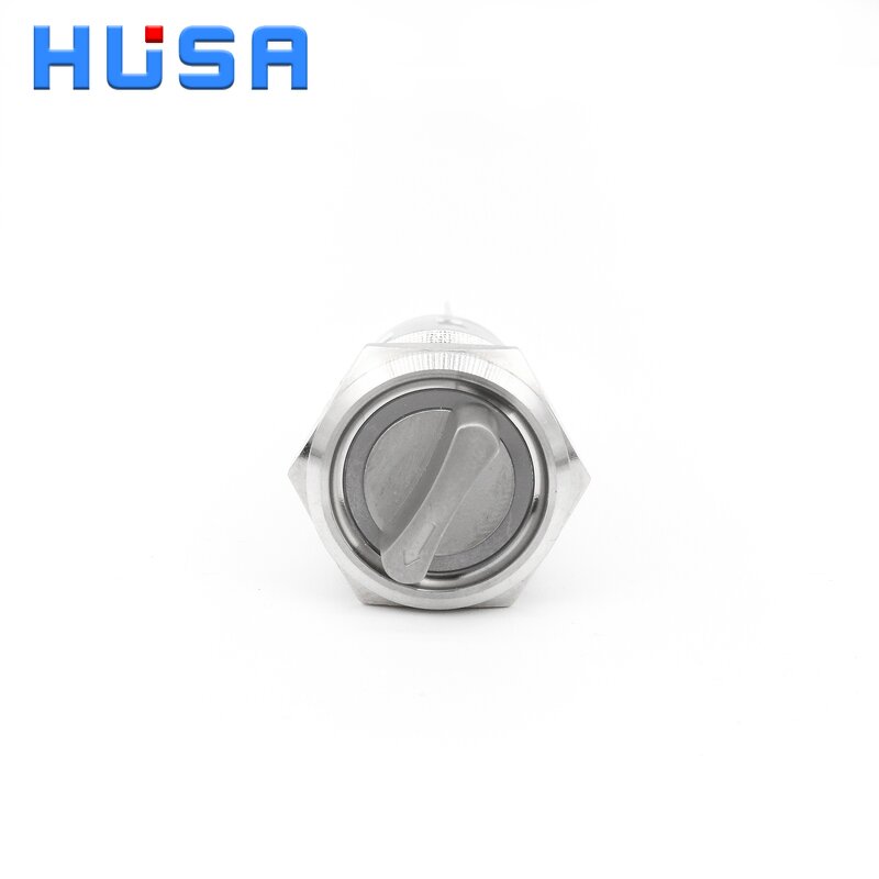 High Quality Metal Rotary Button Switch Manufacturer - OEM/ODM Custom 19mm Metal Rotary Button Switch 2/3 Position Self-Locking