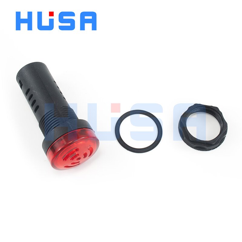 Industrial Alarm Buzzer Manufacturer - OEM/ODM Custom 22mm Industrial 24v Alarm Buzzer DC AC High Sound Piezo Audio Indicator