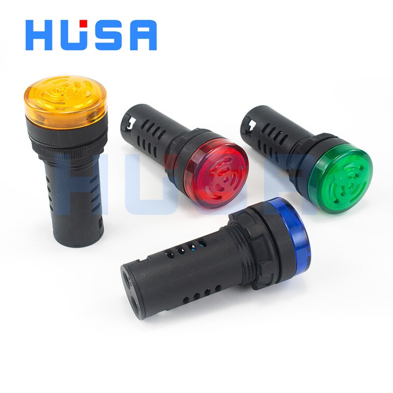 Alarm Buzzer Factory - OEM/ODM Custom 22mm Industrial 24v Alarm Buzzer DC AC High Sound Piezo Audio Indicator Buzzer