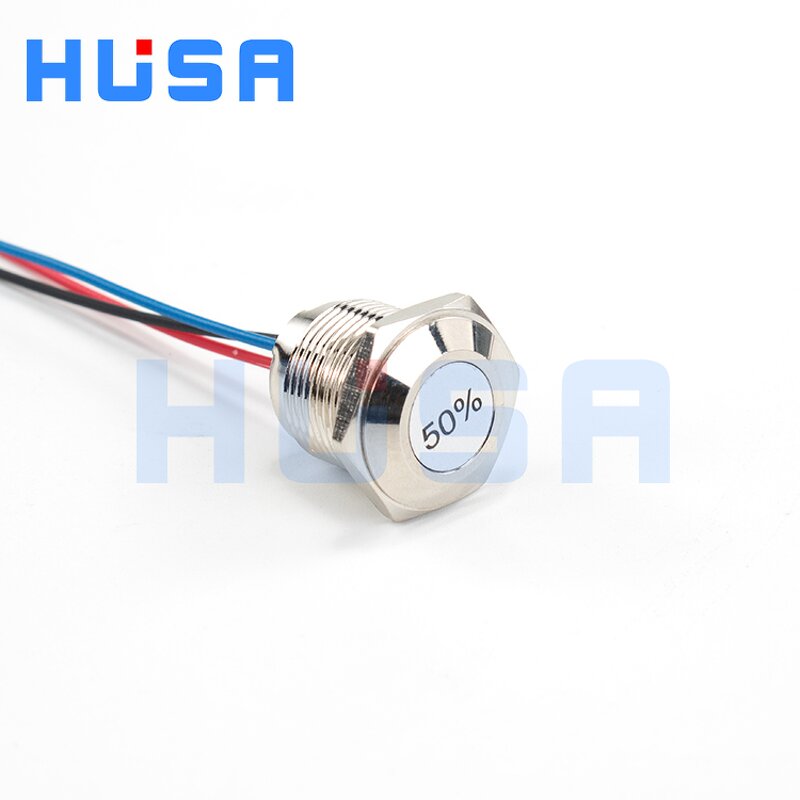 Bi-Color LED Indicator Signal Lamp Manufacturer - OEM/ODM Custom 16MM Bi-Color Tri-Color LED Indicator Signal Lamp Wire Waterproof