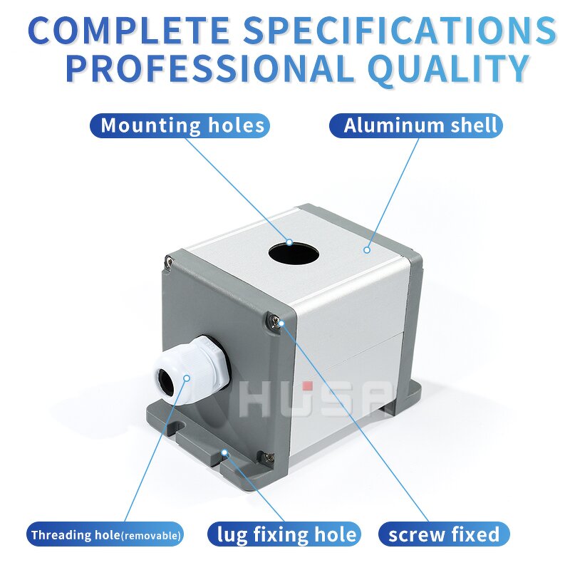 Push Button Switch Junction Box Manufacturer - OEM/ODM Custom Outdoor Electrical Junction Box Porous Metal Waterproof Button Box