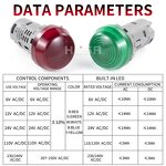 Plastic indicator light