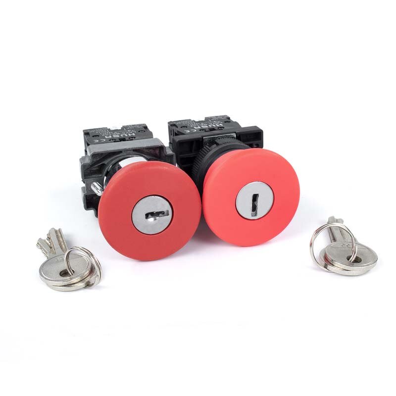 XB2 Button Switch Factory - OEM/ODM Custom XB2 Button Switch Self-reset Self-lock Mushroom Head 22mm Momentary Latching 1NO