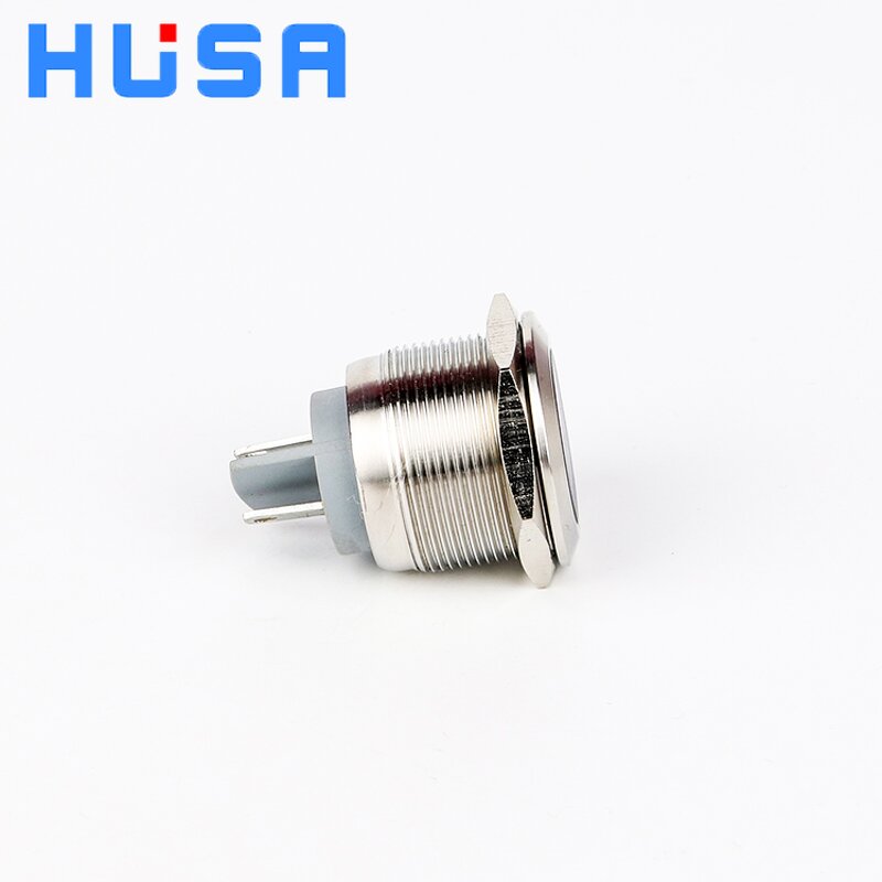 Waterproof LED Indicator Light Factory - OEM/ODM Custom 25mm Panel Mounted Waterproof LED Indicator Light Metal Screw Feet Pins