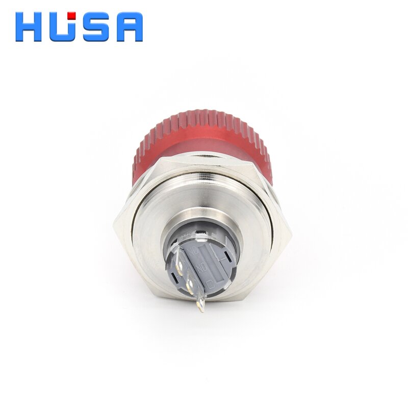 Emergency Button Switch Factory - OEM/ODM Custom Hot Selling Push Button Switch 30mm Stainless Steel 1NO1NC Emergency Button
