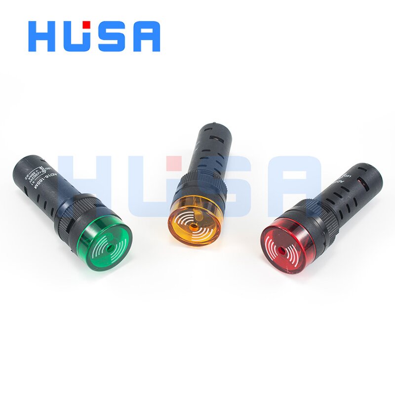 Industrial Plastic Buzzer Manufacturer - OEM/ODM Custom 16mm Industrial 24v Alarm Plastic Buzzer DC AC Active Sound Buzzer